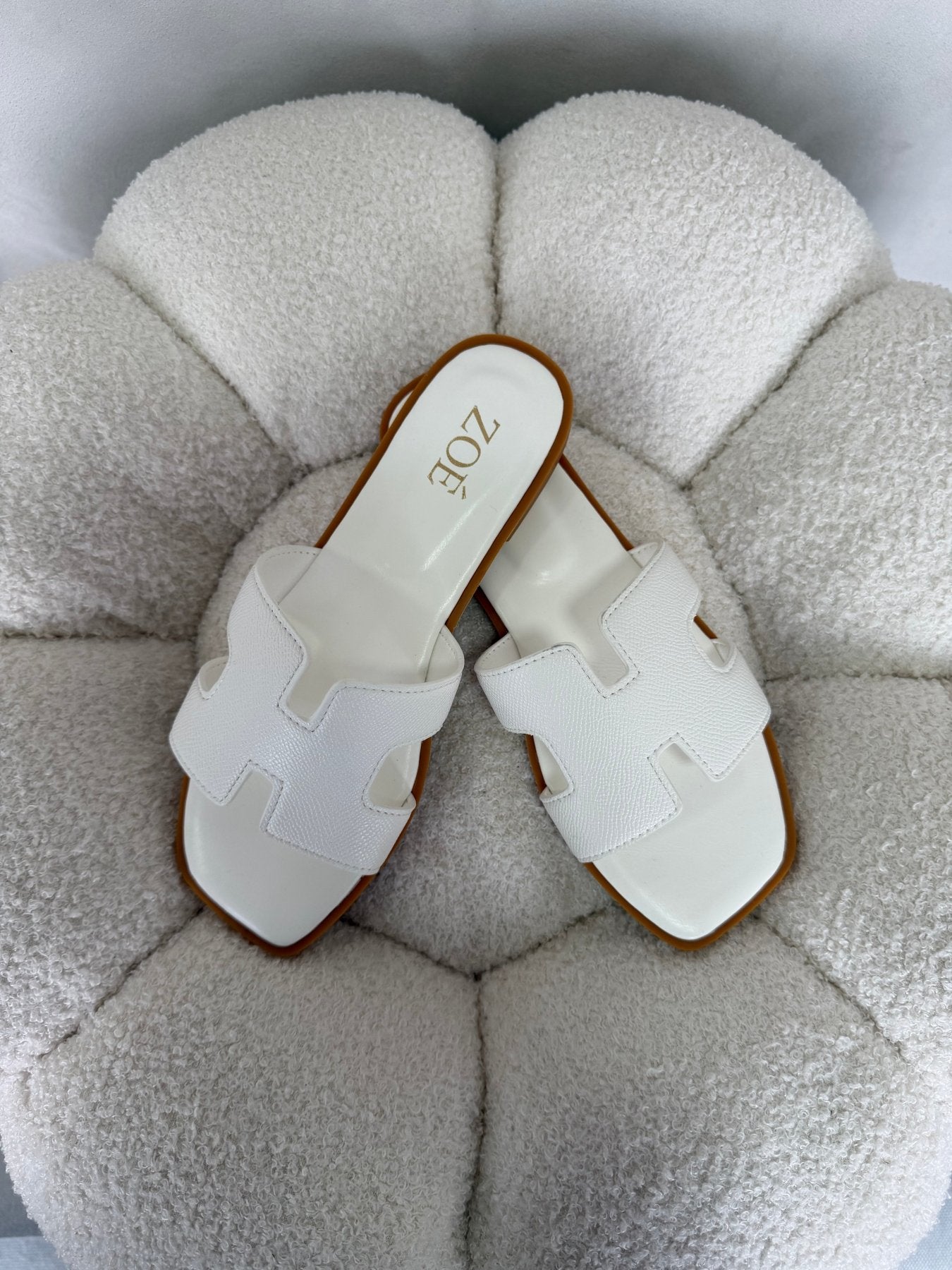 Sandalias Blanco Flats 14905 Casual de mujer Zoé Brand Costa Rica
