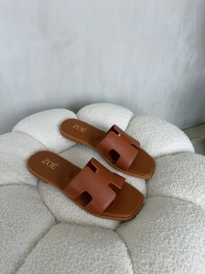 Sandalias Tan Flats 14907 Casual de mujer Zoé Brand Costa Rica