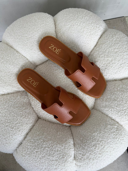 Sandalias Tan Flats 14907 Casual de mujer Zoé Brand Costa Rica