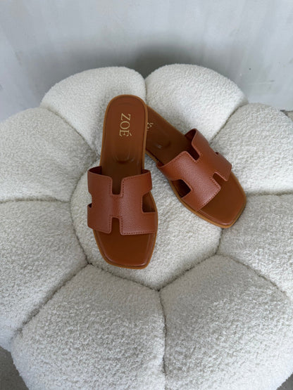 Sandalias Tan Flats 14907 Casual de mujer Zoé Brand Costa Rica