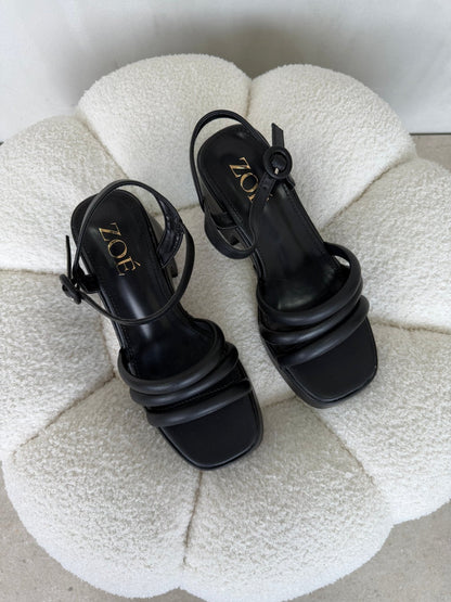 Sandalias Negro Plataforma 14911 Ejecutivo de mujer Zoé Brand Costa Rica