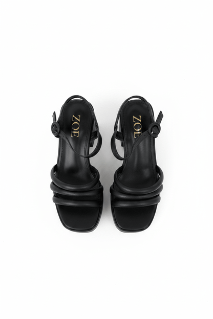 Sandalias Negro Plataforma 14911 Ejecutivo de mujer Zoé Brand Costa Rica