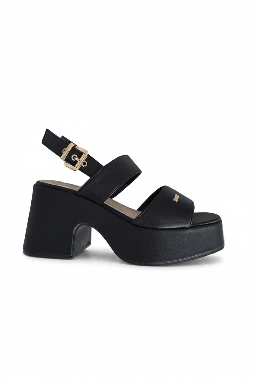 Sandalias Negro Plataforma 14913 Hebilla Ejecutivo de mujer Zoé Brand Costa Rica