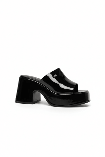Sandalias Negro Charol Plataforma 14917 Ejecutivo de mujer Zoé Brand Costa Rica