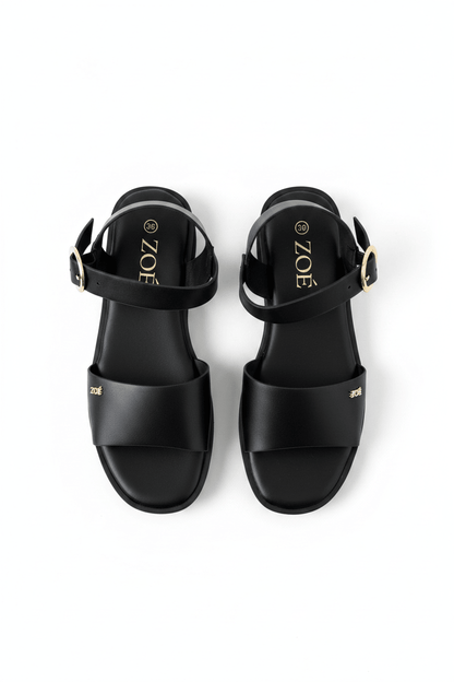 Sandalias Negro Plataforma 14930 Hebilla Casual de mujer Zoé Brand Costa Rica