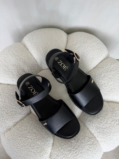 Sandalias Negro Plataforma 14930 Hebilla Casual de mujer Zoé Brand Costa Rica