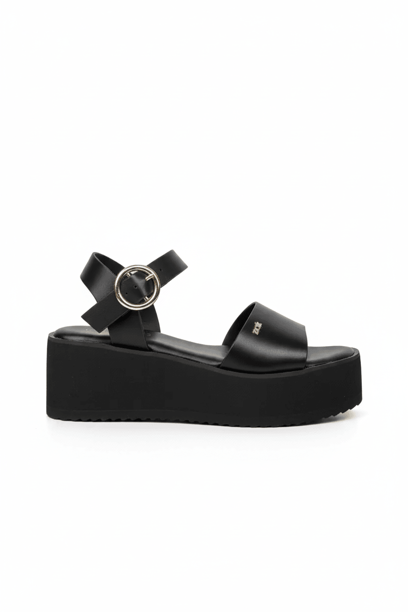 Sandalias Negro Plataforma 14930 Hebilla Casual de mujer Zoé Brand Costa Rica