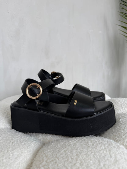 Sandalias Negro Plataforma 14930 Hebilla Casual de mujer Zoé Brand Costa Rica