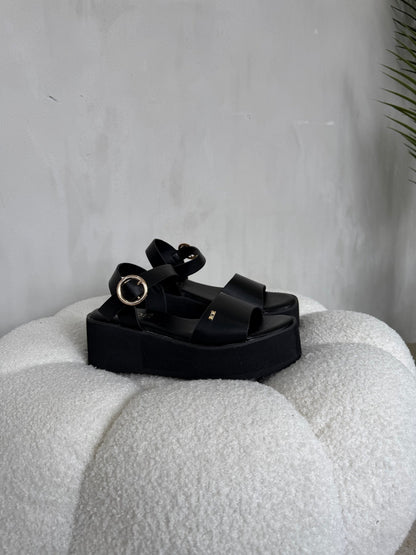 Sandalias Negro Plataforma 14930 Hebilla Casual de mujer Zoé Brand Costa Rica