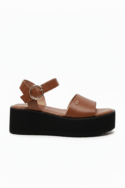 Sandalias Camel Plataforma 14931 Hebilla Casual de mujer Zoé Brand Costa Rica