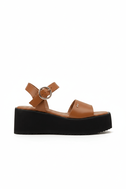 Sandalias Tan Plataforma 14932 Hebilla Casual de mujer Zoé Brand Costa Rica