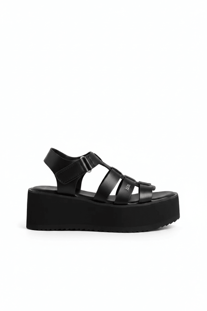 Sandalias Negro Plataforma 14936 Velcro Casual de mujer Zoé Brand Costa Rica