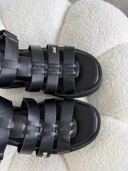 Sandalias Negro Plataforma 14936 Velcro Casual de mujer Zoé Brand Costa Rica