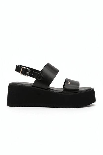 Sandalias Negro Plataforma 14938 Doble Correa Slingback Casual de mujer Zoé Brand Costa Rica