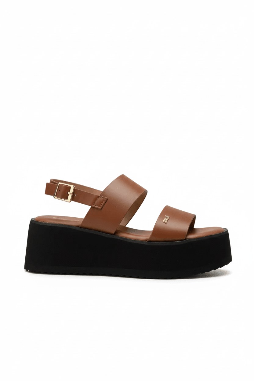 Sandalias Camel Plataforma 14939 Doble Correa Slingback Casual de mujer Zoé Brand Costa Rica