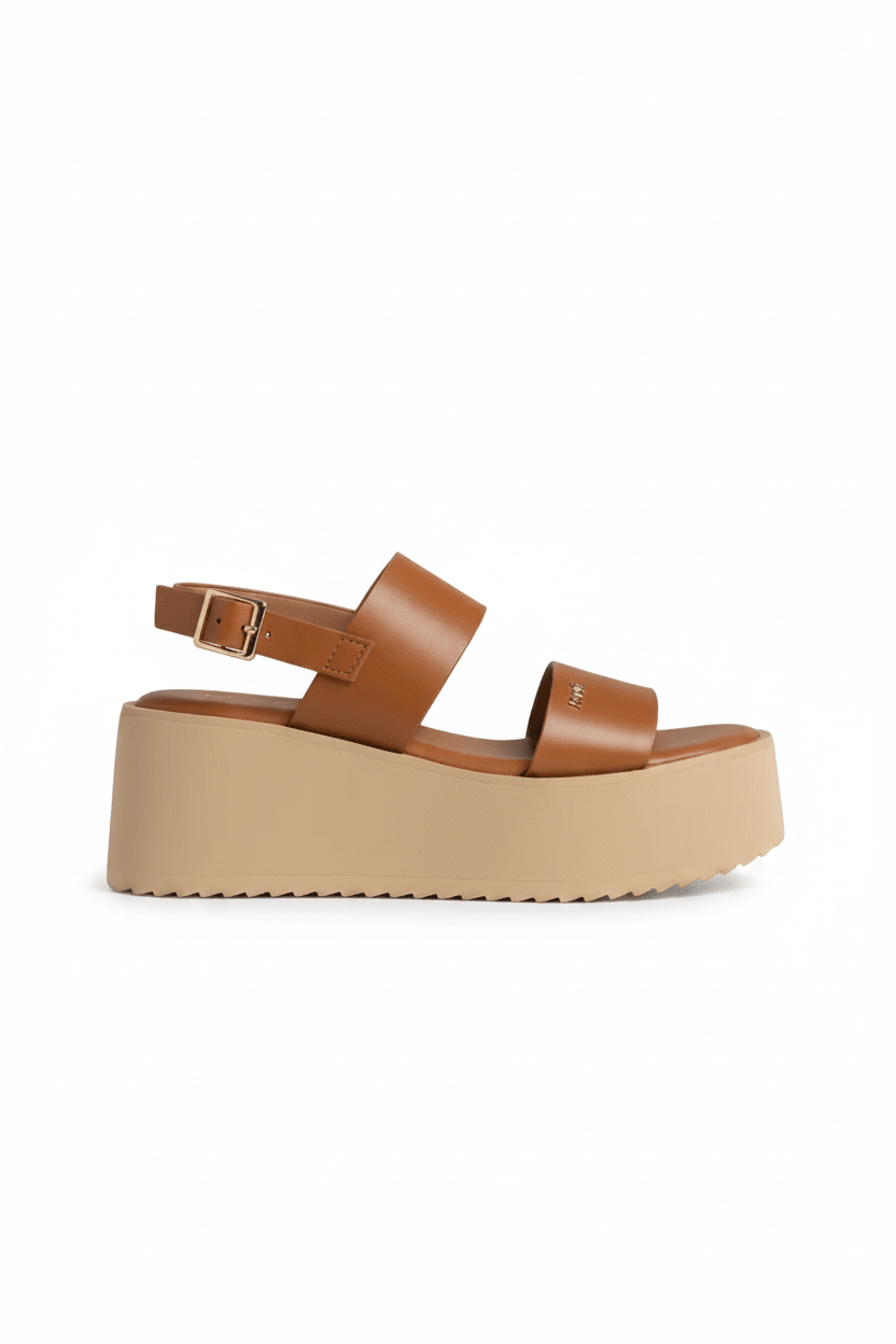 Sandalias Tan Plataforma 14940 Doble Correa Slingback Casual de mujer Zoé Brand Costa Rica