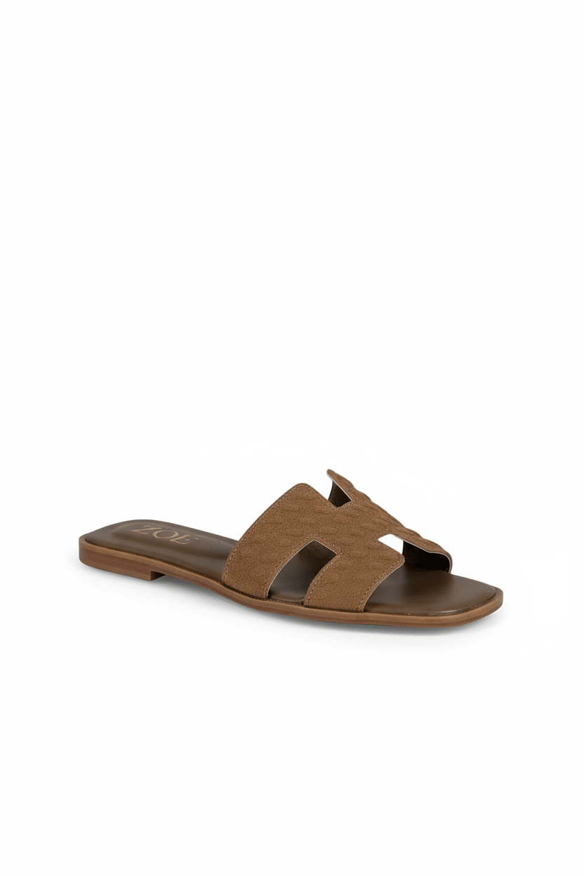 Sandalias Camel Gamuza 14945 Flats Casual de mujer Zoé Brand Costa Rica