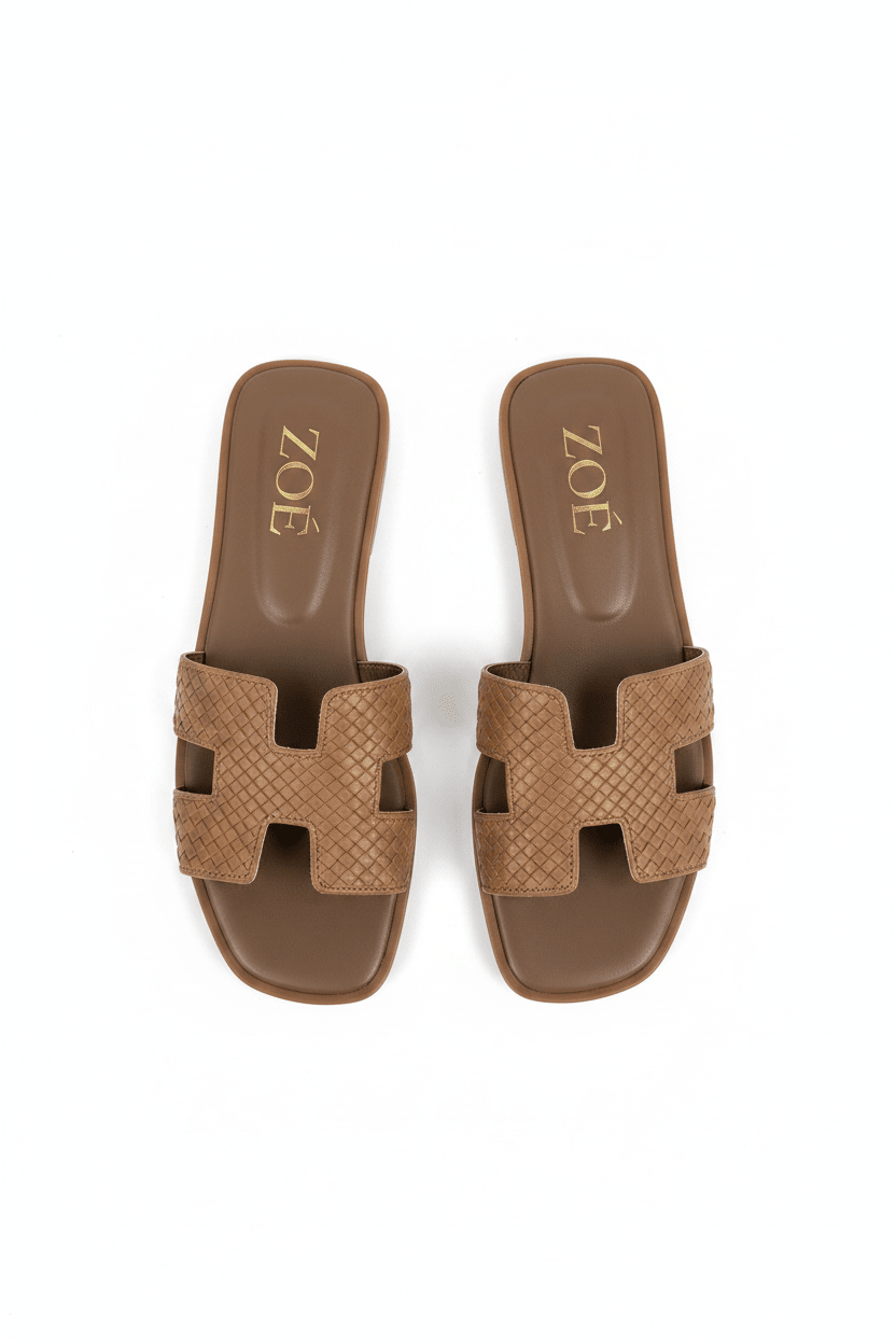 Sandalias Camel Gamuza 14945 Flats Casual de mujer Zoé Brand Costa Rica