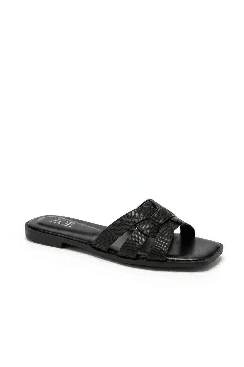 Sandalias Negro 14947 Flats Casual de mujer Zoé Brand Costa Rica