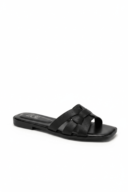 Sandalias Negro 14947 Flats Casual de mujer Zoé Brand Costa Rica