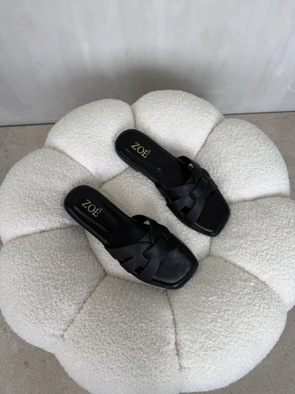 Sandalias Negro 14947 Flats Casual de mujer Zoé Brand Costa Rica