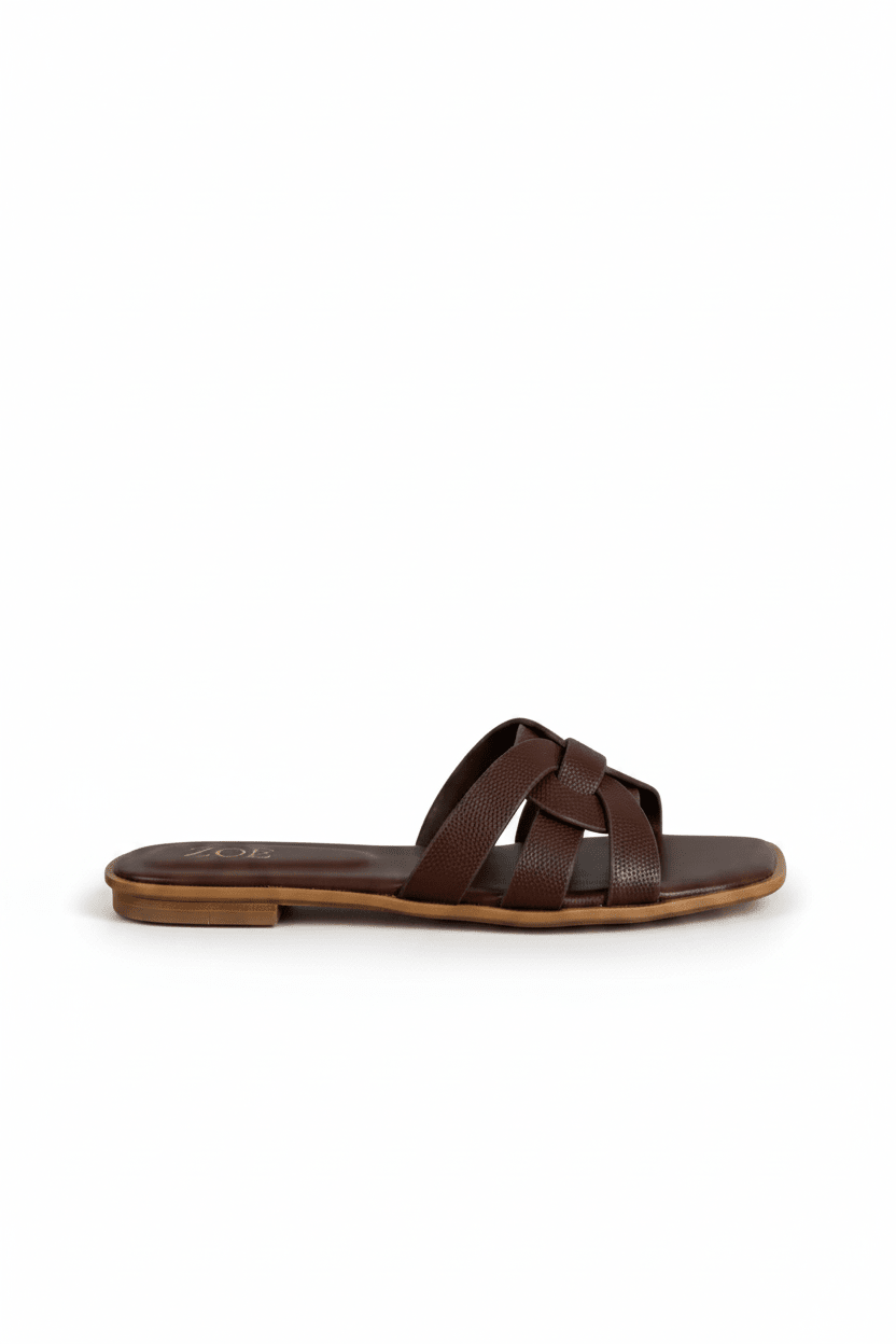 Sandalias Café 14948 Flats Casual de mujer Zoé Brand Costa Rica