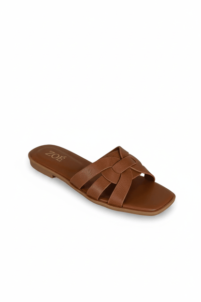 Sandalias Tan 14950 Flats Casual de mujer Zoé Brand Costa Rica