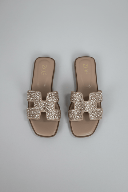Sandalias Nude Brillos 14952 Flats Casual de mujer Zoé Brand Costa Rica