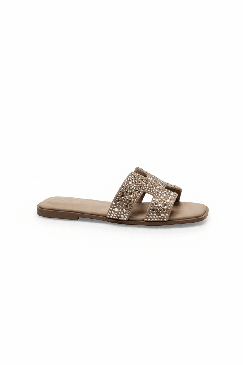 Sandalias Nude Brillos 14952 Flats Casual de mujer Zoé Brand Costa Rica