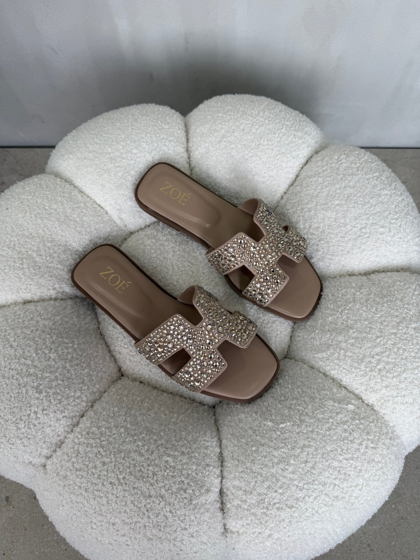 Sandalias Nude Brillos 14952 Flats Casual de mujer Zoé Brand Costa Rica