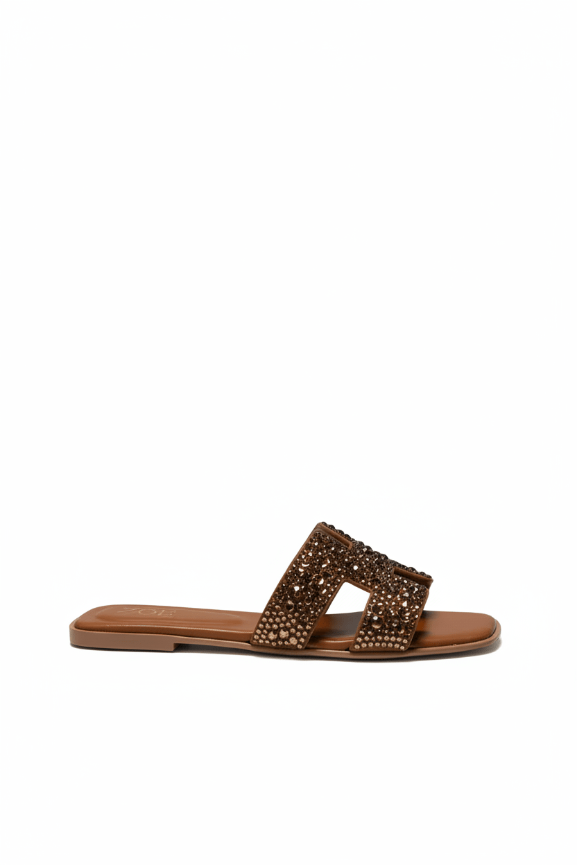 Sandalias Tan Brillos 14954 Flats Casual de mujer Zoé Brand Costa Rica