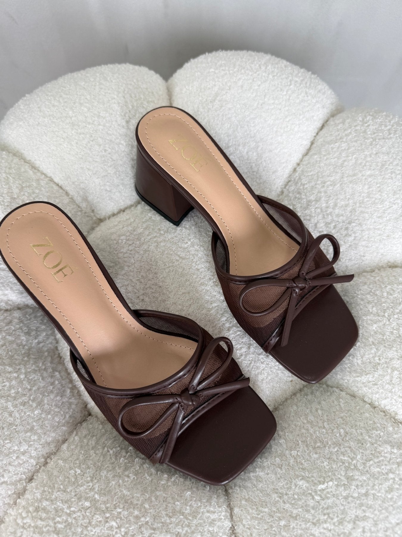 Tacones Café 14959 Casual de mujer Zoé Brand Costa Rica