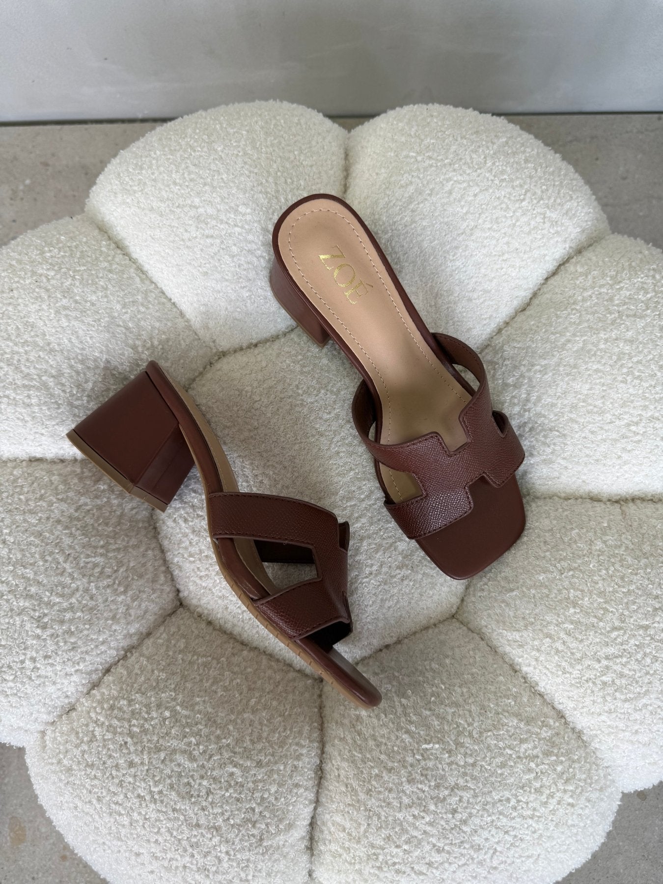 Tacones Café 14965 Casual de mujer Zoé Brand Costa Rica