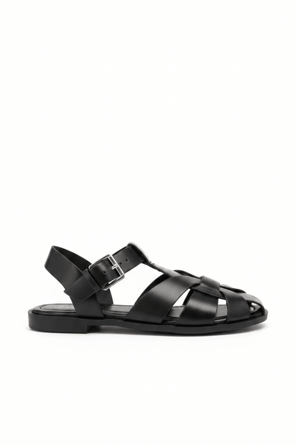Sandalias Negro 14978 Hebilla Slingback Flats Casual de mujer Zoé Brand Costa Rica