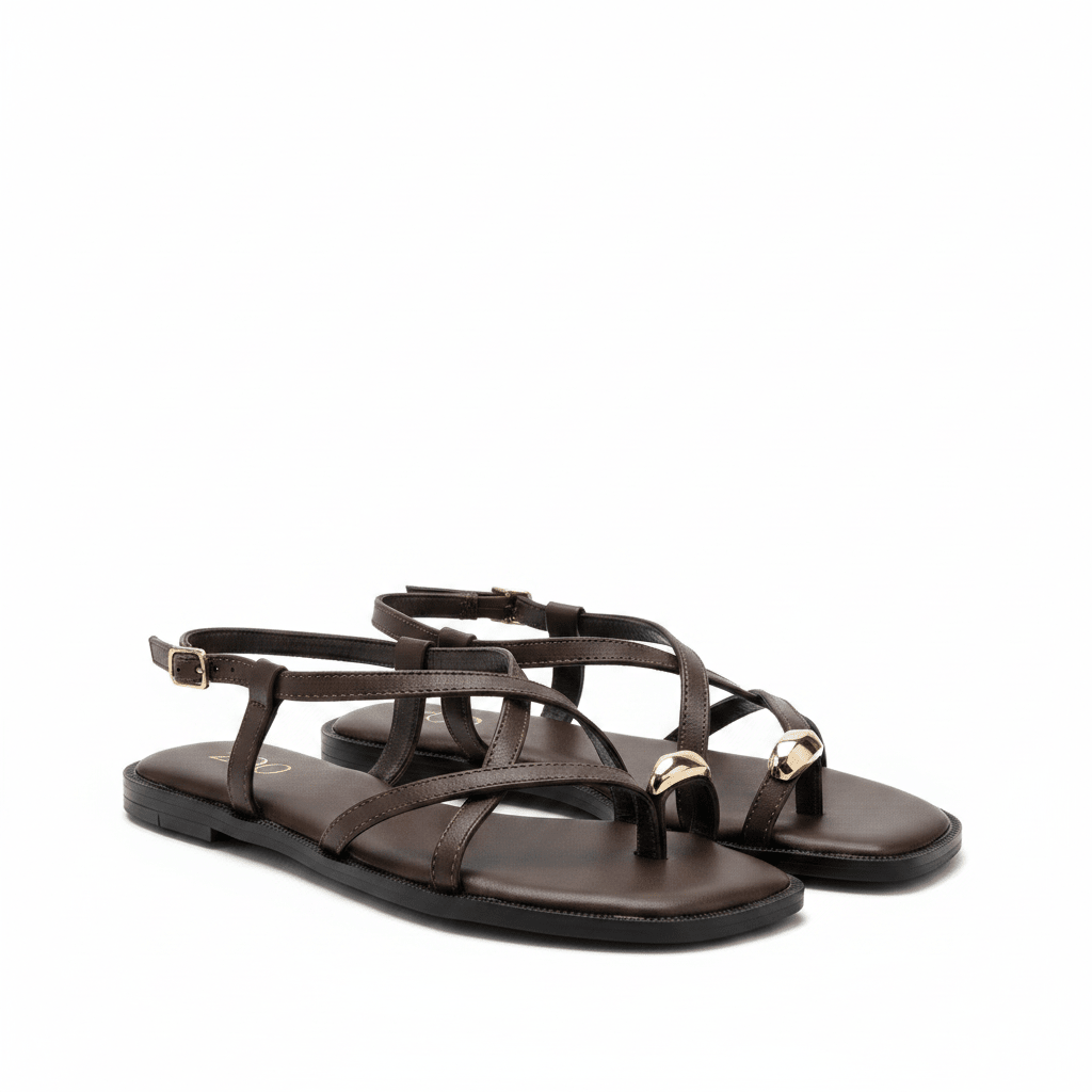 Sandalias 15060 Correa Slingback Casual de mujer Zoé Brand Costa Rica - ZOÉ BRAND 2026 chancletas coffee