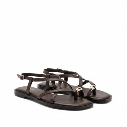 Sandalias 15060 Correa Slingback Casual de mujer Zoé Brand Costa Rica - ZOÉ BRAND 2026 chancletas coffee