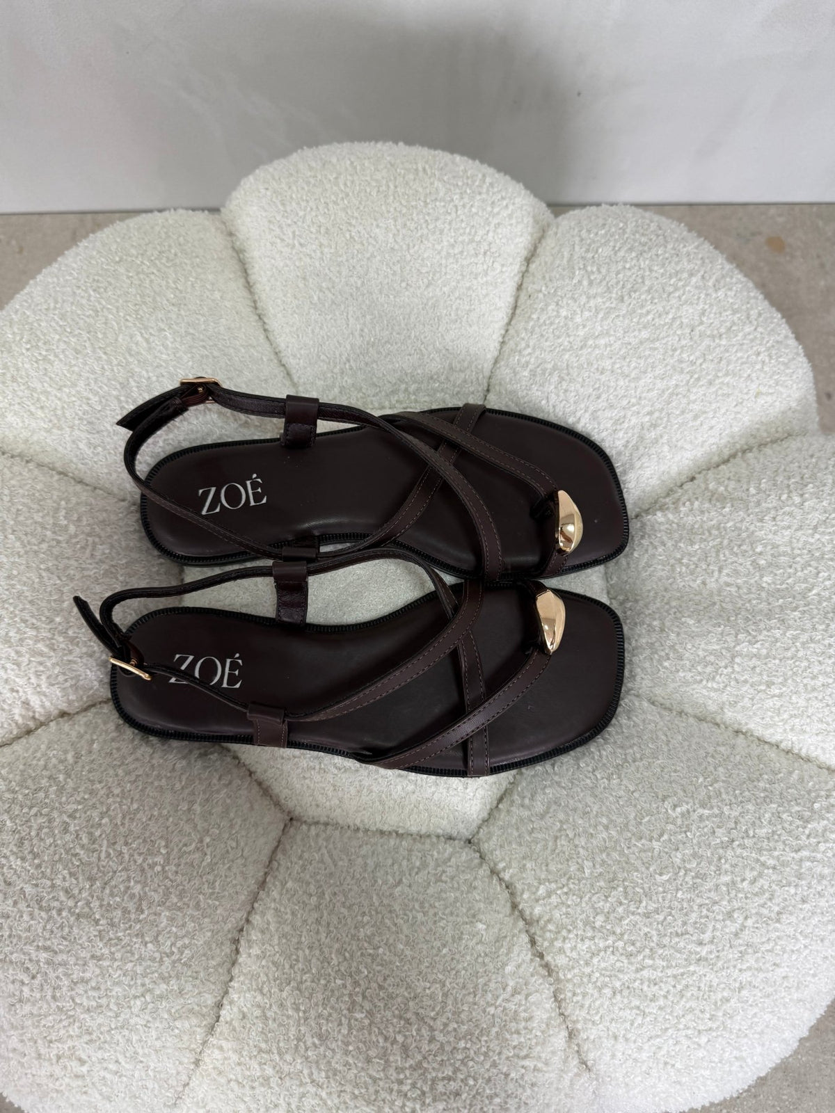 Sandalias 15060 Correa Slingback Casual de mujer Zoé Brand Costa Rica - ZOÉ BRAND 2026 chancletas coffee