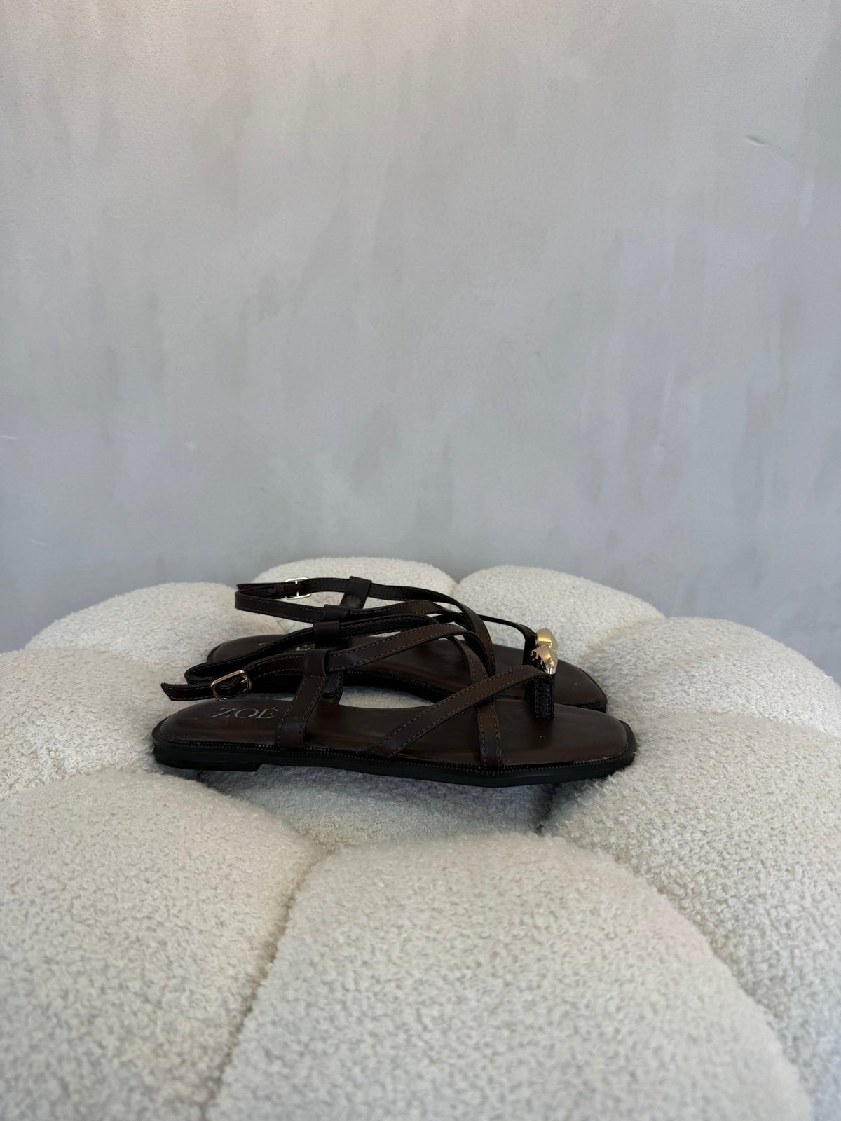 Sandalias 15060 Correa Slingback Casual de mujer Zoé Brand Costa Rica - ZOÉ BRAND 2026 chancletas coffee