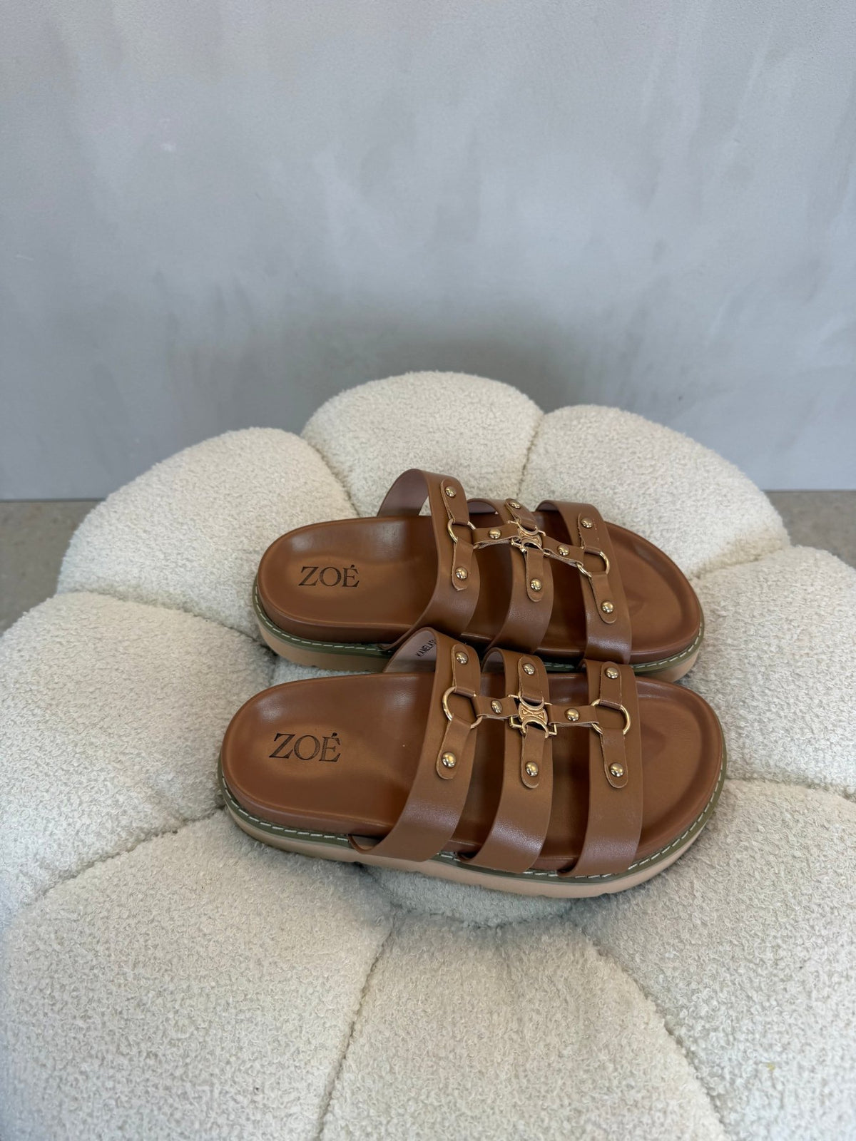Sandalias 15067 Hebilla Casual de mujer Costa Rica - ZOÉ BRAND 2026 brown chancletas