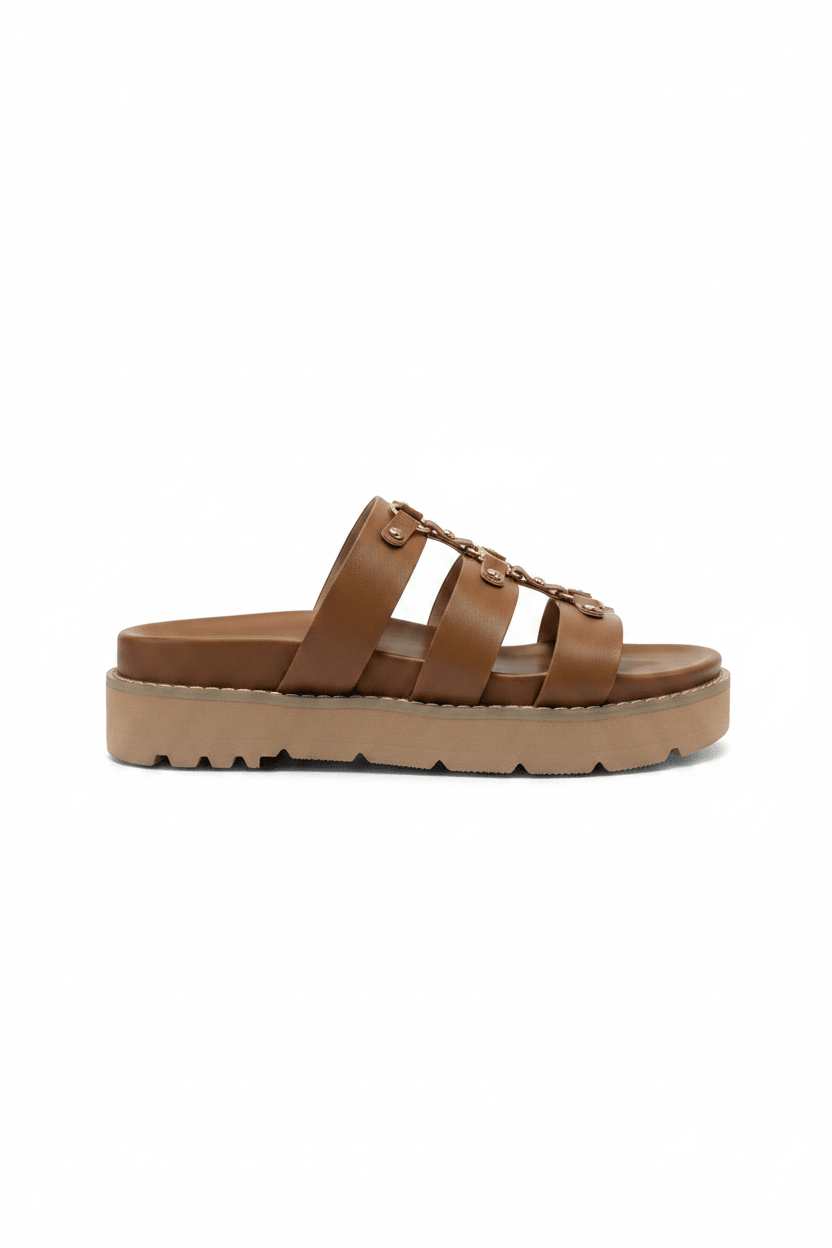 Sandalias 15067 Hebilla Casual de mujer Costa Rica - ZOÉ BRAND 2026 brown chancletas