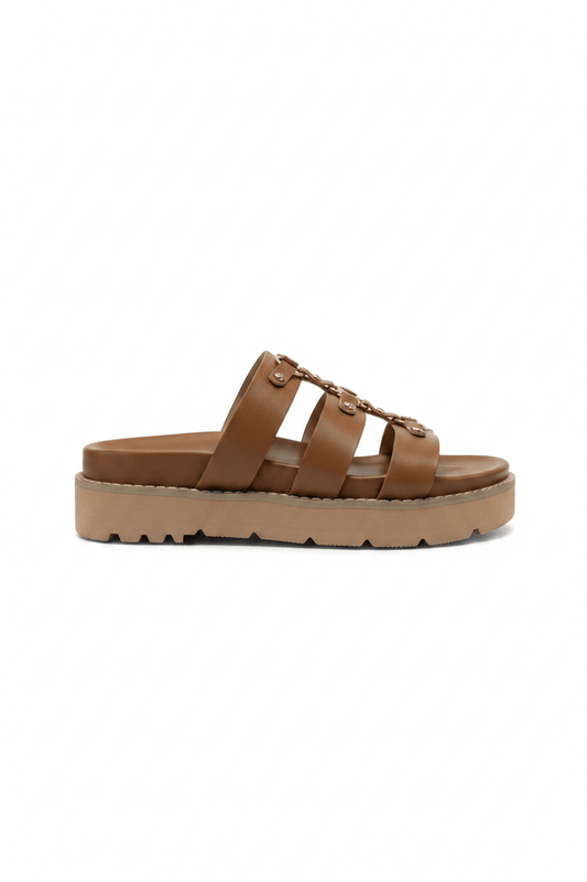 Sandalias 15067 Hebilla Casual de mujer Costa Rica - ZOÉ BRAND 2026 brown chancletas