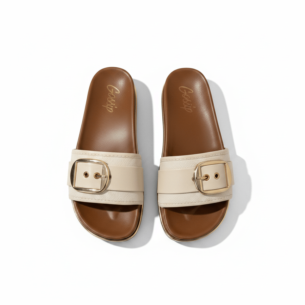 Sandalias 15175 Casual de mujer Costa Rica - ZOÉ BRAND 2026 beige chancletas