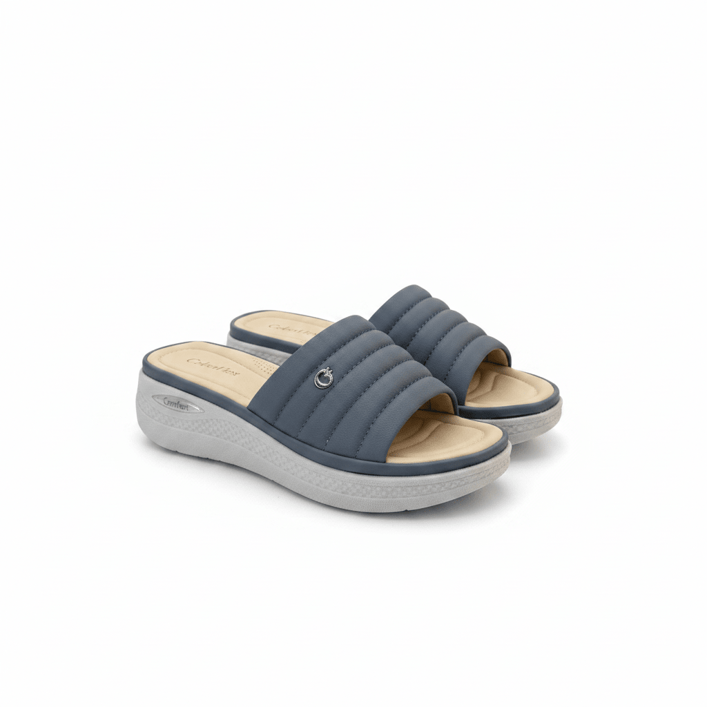 Sandalias Azul 15110 Casual de mujer Costa Rica - ZOÉ BRAND 2026 blue chancletas