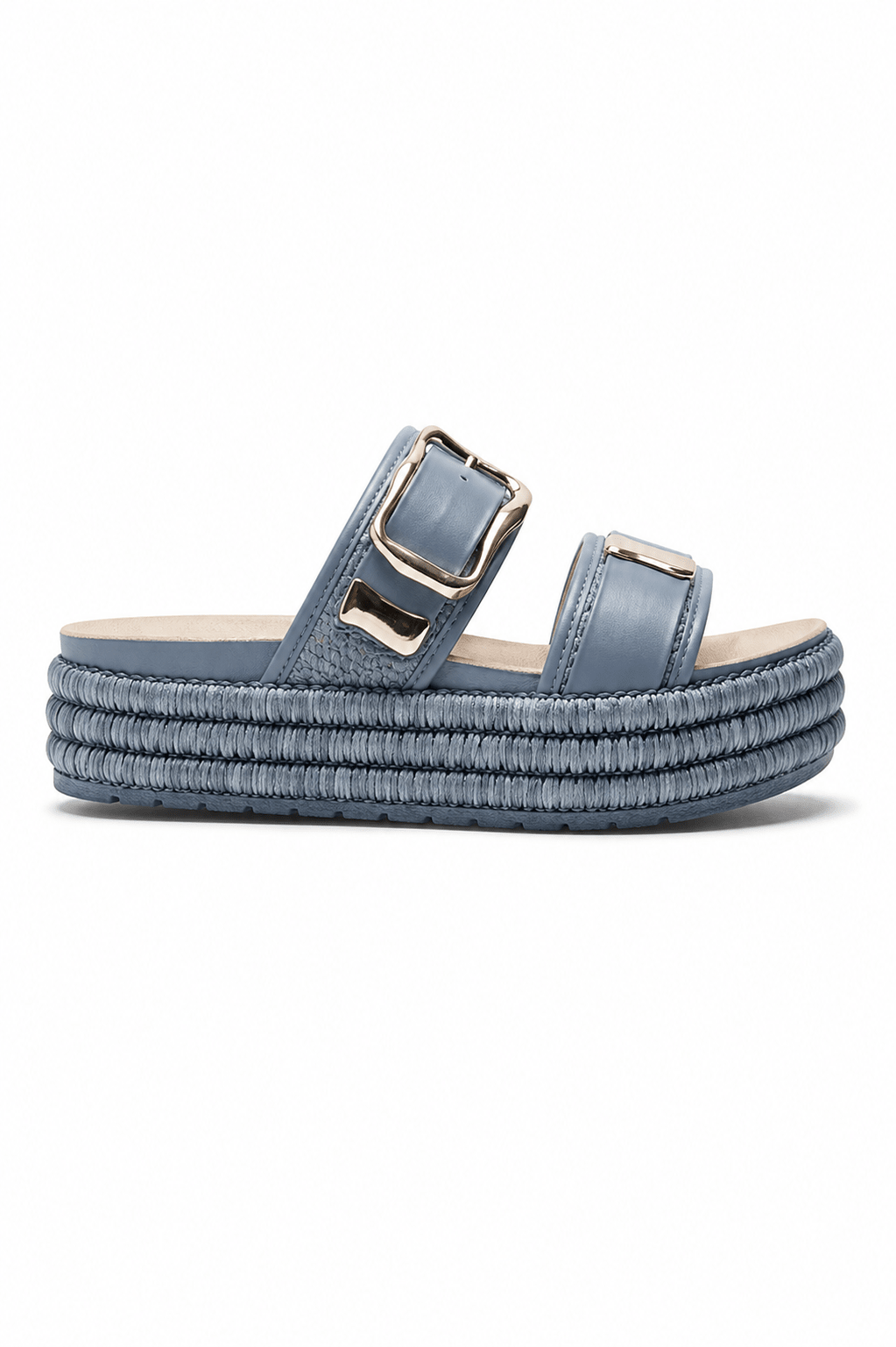 Sandalias Azul Yute Plataforma 14869 Doble Correa Hebillas Casual de mujer Zoé Brand Costa Rica - ZOÉ BRAND 2026 disponible-35 disponible-36