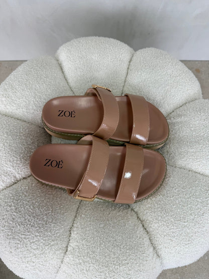 Sandalias Beige 15065 Hebilla Casual de mujer Zoé Brand Costa Rica - ZOÉ BRAND 2026 beige chancletas