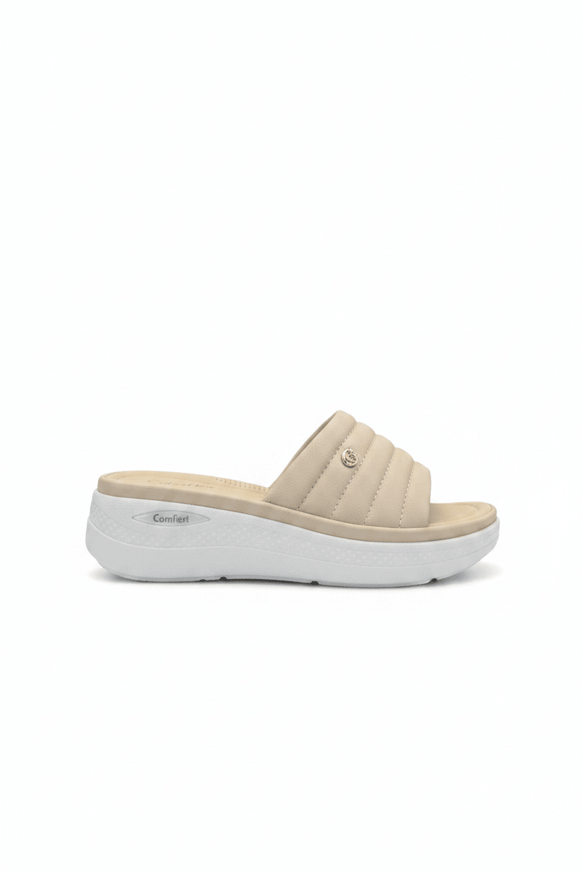 Sandalias Beige 15109 Casual de mujer Costa Rica - ZOÉ BRAND 2026 beige chancletas
