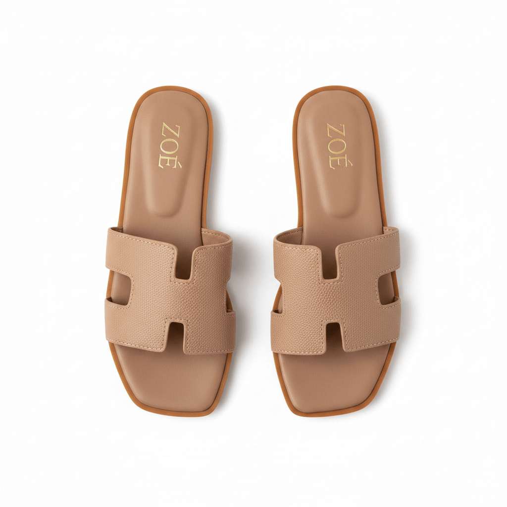 Sandalias Beige Flats 14906 Casual de mujer Zoé Brand Costa Rica - ZOÉ BRAND 2026 disponible-35 disponible-36