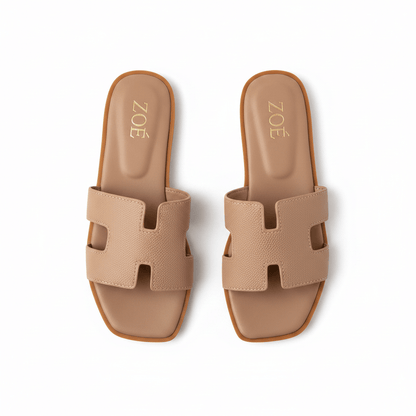 Sandalias Beige Flats 14906 Casual de mujer Zoé Brand Costa Rica - ZOÉ BRAND 2026 disponible-35 disponible-36