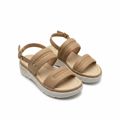 Sandalias Beige Plataforma 15103 Hebilla Correa Casual de mujer Costa Rica - ZOÉ BRAND 2026 beige chancletas