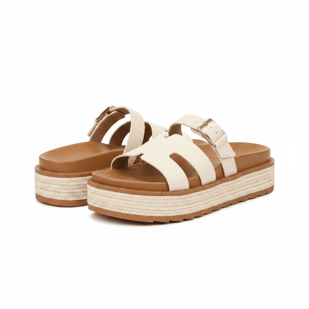 Sandalias Blanco Plataforma 14346 Velcro Casual de mujer Zoé Brand Costa Rica - ZOÉ BRAND 2025 disponible-35 disponible-36